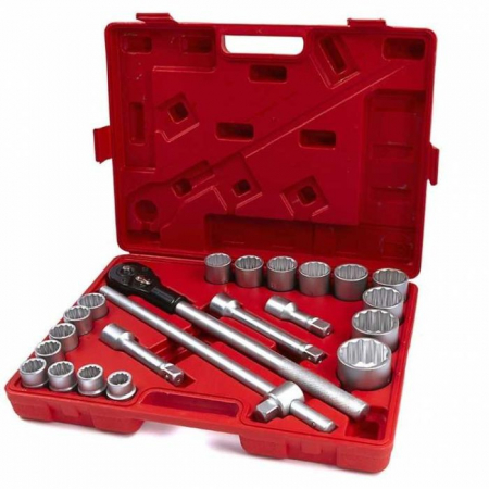 Produse - Trusa cu tubulare bihexagonale 3/4", 22 buc