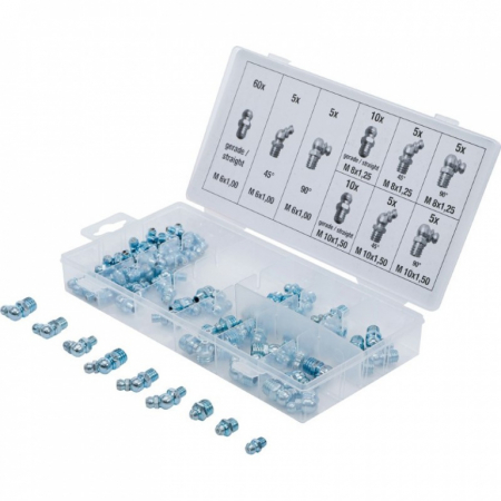 Pompa pentru ulei - Trusa de gresoare, 110 buc