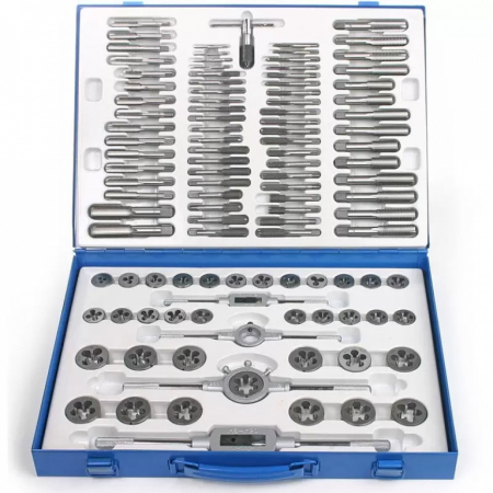 Trusa / Set tarozi si filiere - Trusa de tarozi si filere 110 piese BSW/BSF
