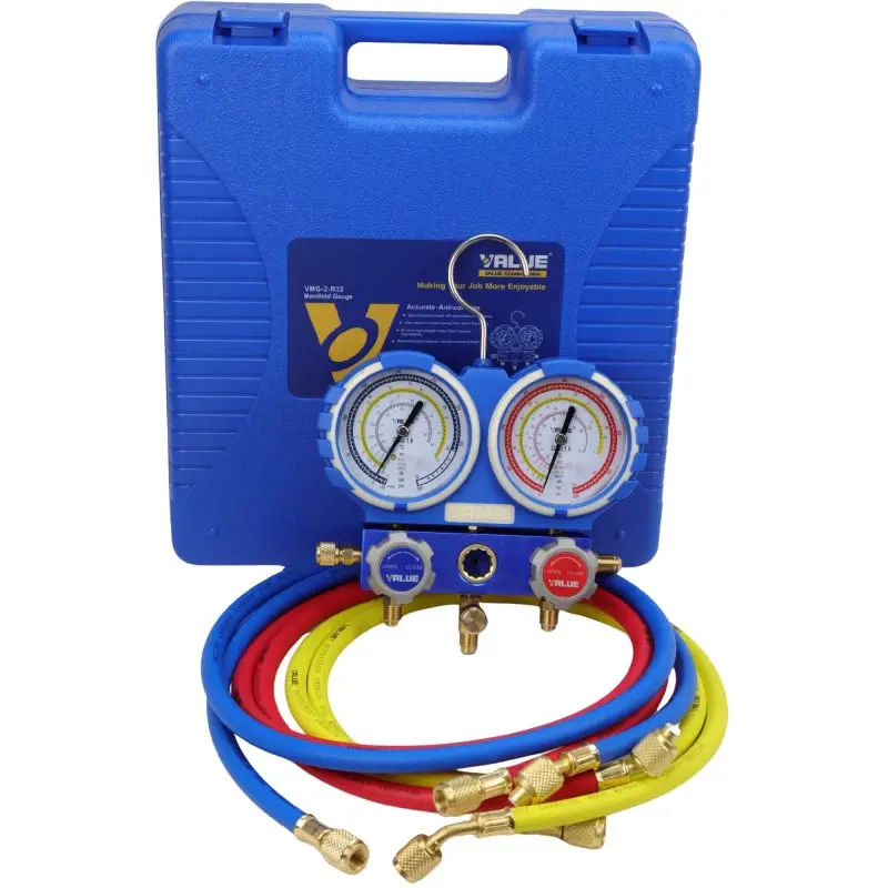Aer Conditionat si Clima auto - Trusa manometre VALUE VMG-2-R32 pentru aer condiționat și refrigerare