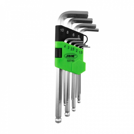 Produse - Trusa / Set imbus hexagonale scurte, 9 buc
