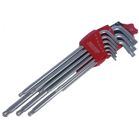 Trusa / Set Torx extralungi magnetizate cu bila, 9 buc [1]