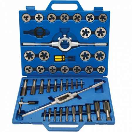 Trusa / Set tarozi si filiere - Trusa tarozi si filiere M6-M24, tungsten