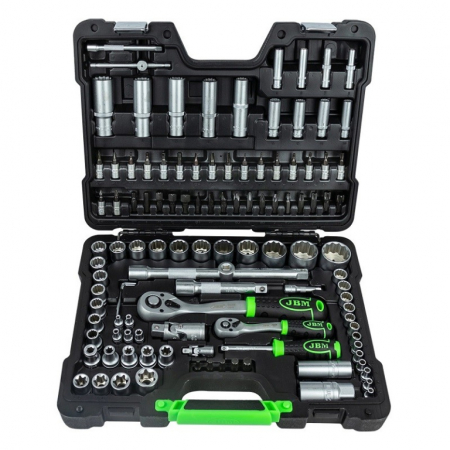 Produse - Trusa tubulare stelate (12 colturi) 1/4"-1/2", 113 piese
