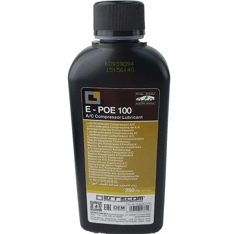 Consumabile service auto - Ulei POE 100 pentru aer conditionat auto, 250 ml