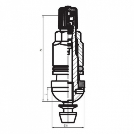 Valva TPMS pentru senzor OEM TRW, HUF/BERU - Gen 1 RDV001 [3]