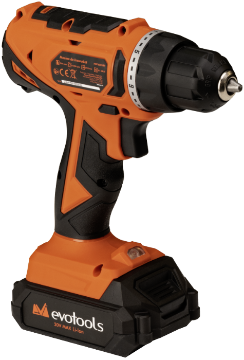 MASINA DE GAURIT SI INSURUBAT CU 2 ACUMULATORI SI INCARCATOR MAX 20V POWER EVOTOOLS [2]