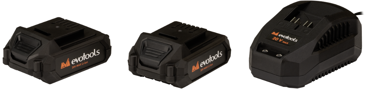 MASINA DE GAURIT SI INSURUBAT CU 2 ACUMULATORI SI INCARCATOR MAX 20V POWER EVOTOOLS [4]