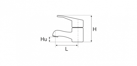 Baterie Aqua Lavoar / L[mm]: 110; H[mm]: 115; Hu[mm]: 50 [1]