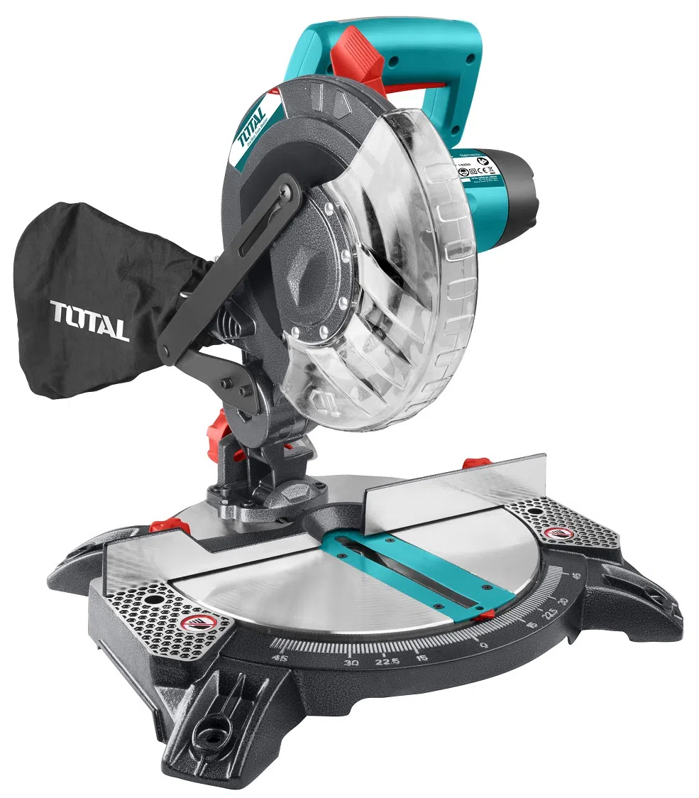 Fierastrau circular stationar de banc TOTAL TS42142101 -1400W, disc 210mm, ferastrau debitare fix, ferastrau stationar profesional taiere la unghi, diametru panza 210 mm, adancime taiere 120mm, oferta de pret