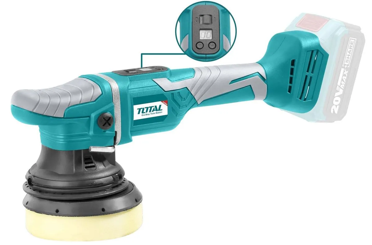 Polizor / Masina pentru polisat sau slefuit Total TAPLI2002, 20V - 125mm, reglaj electronic al turatiei (NU INCLUDE ACUMULATORI) [2]