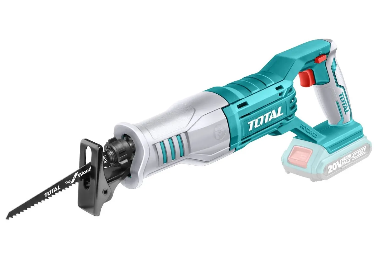 Fierastrau sabie pe acumulator TOTAL TRSLI1151 - 20V, 115mm, ferastrau electric pe acumulatori, baterii  ferastrau coada de vulpe, oferta de pret [2]