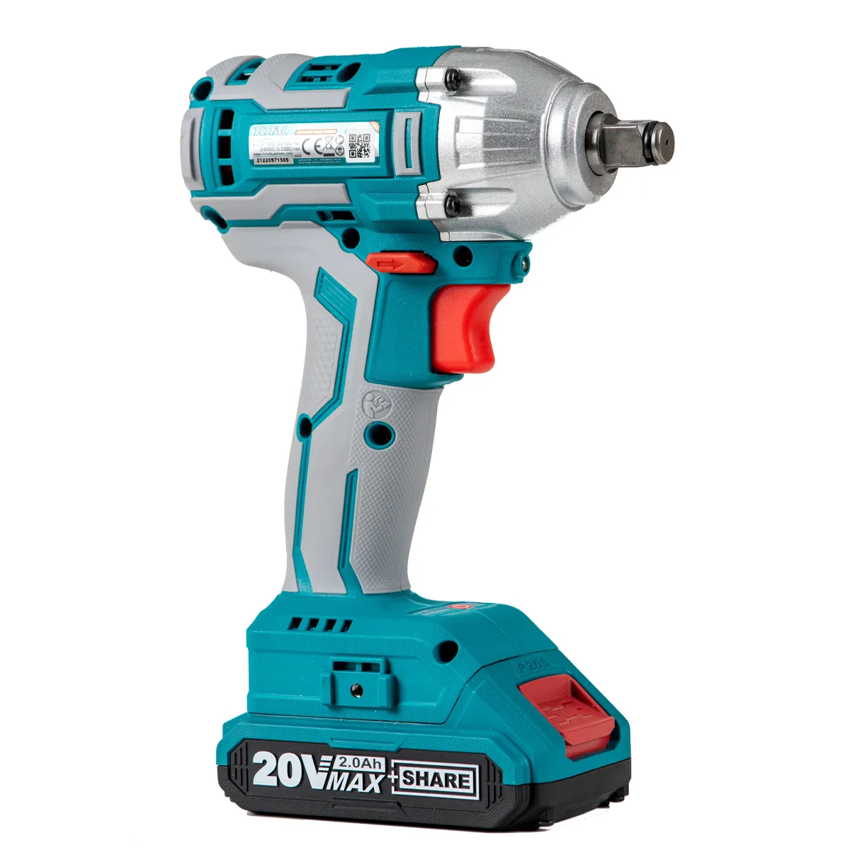 Masina de insurubat cu impact TOTAL 2 acumulatori, 2Ah - 20V [3]