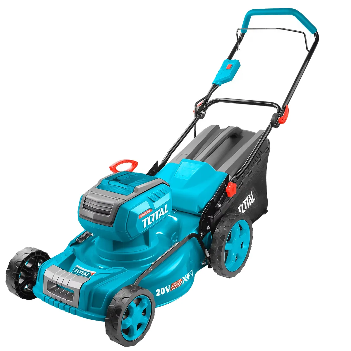 Masina de tuns gazon / iarba TOTAL TLMLI20186 pe acumulatori , 40V, diametru taiere 46cm, cos colector 60L, 2 acumulatori 5Ah si incarcator dublu inclus [2]