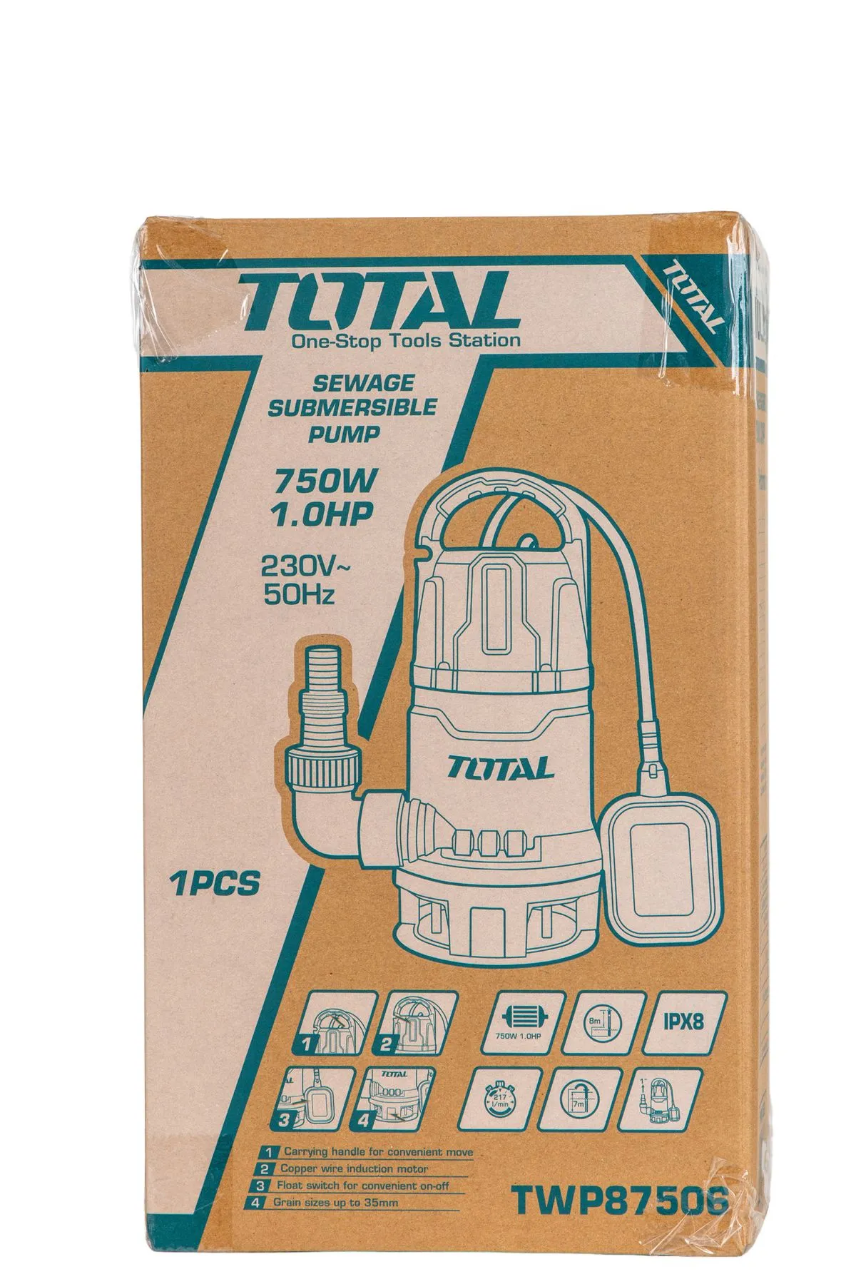  Pompa submersibila TOTAL TWP87506 - apa murdara -750W [3]