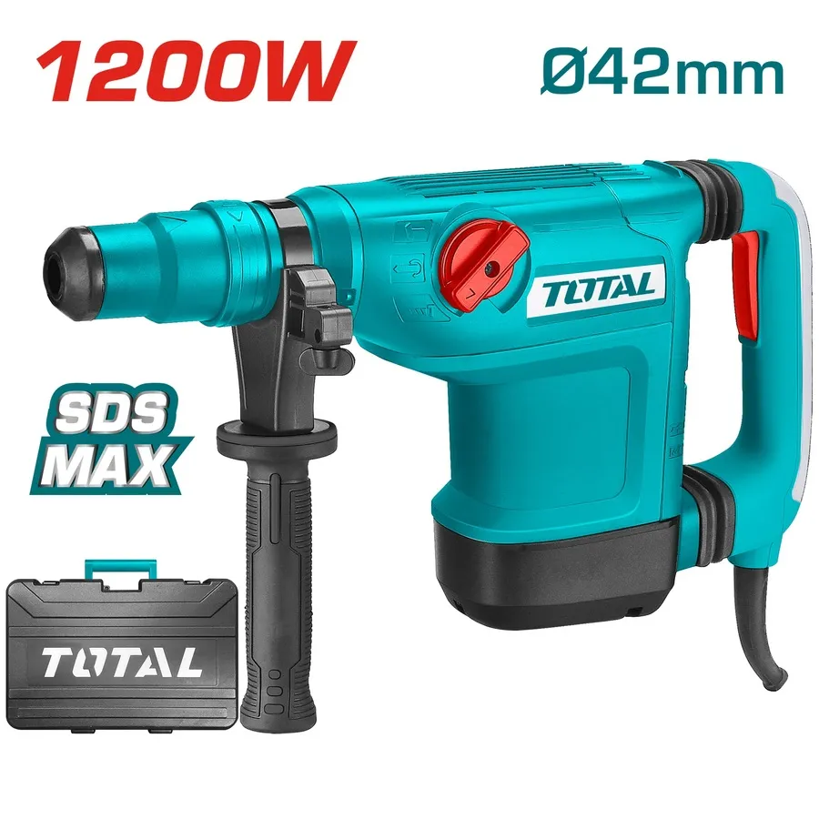 Produse - Ciocan rotopercutor SDS-MAX Total TH112426 1200W, energie de impact 10J