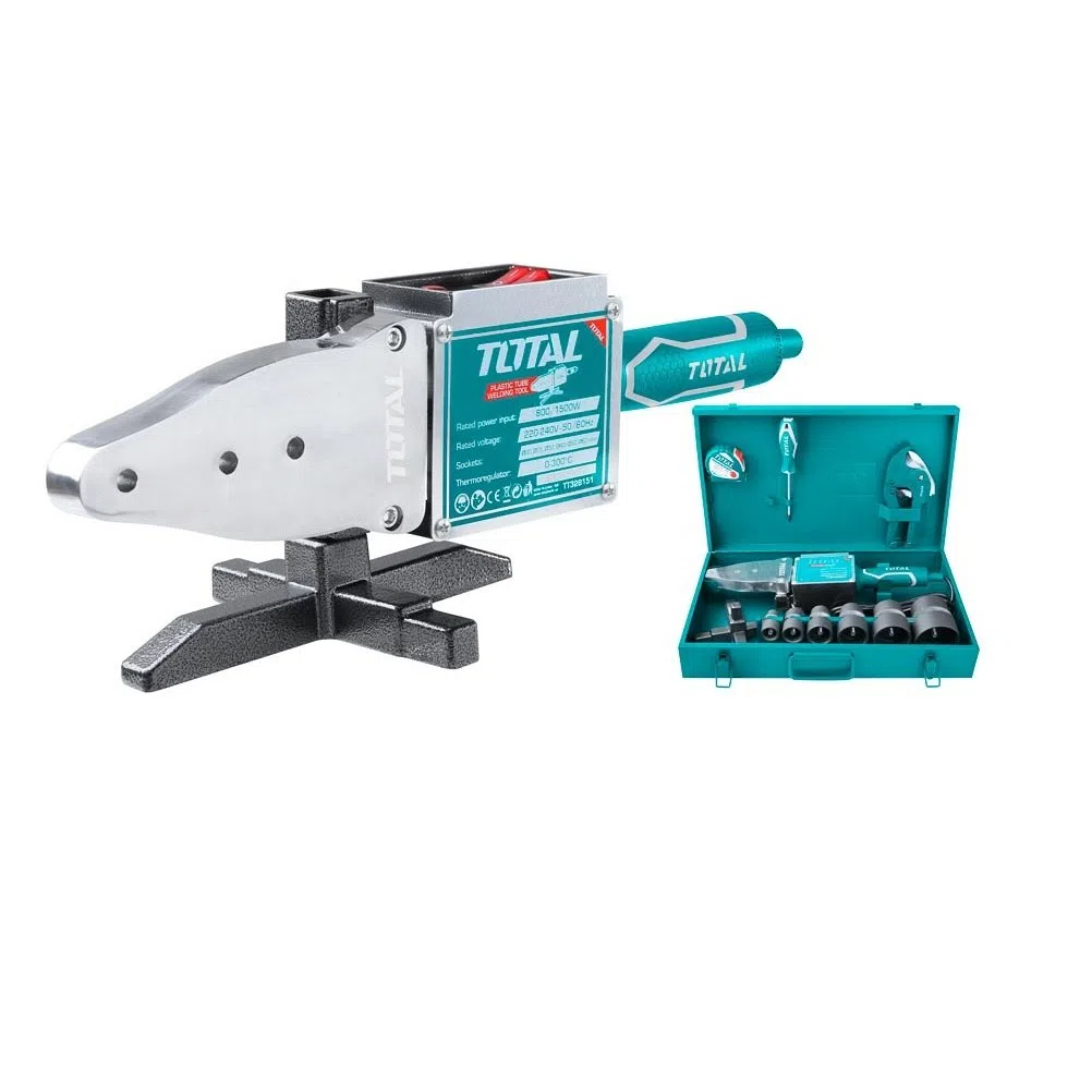 Produse - Masina de sudat tevi termoplastice / Plita TOTAL TT328151 Industrial - 800W/1500W