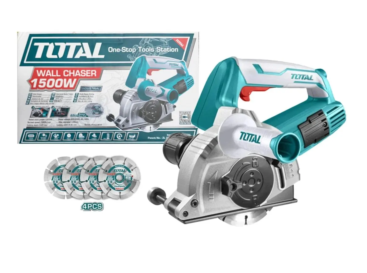 Produse - Masina de taiat caneluri TOTAL TWLC1256 1500W, 125mm