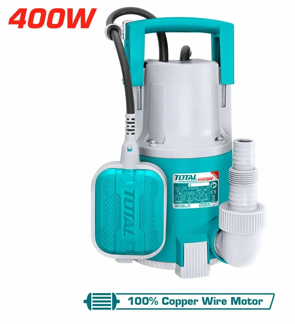 Produse - Pompa submersibila TOTAL TWP64006 apa curata - 400W