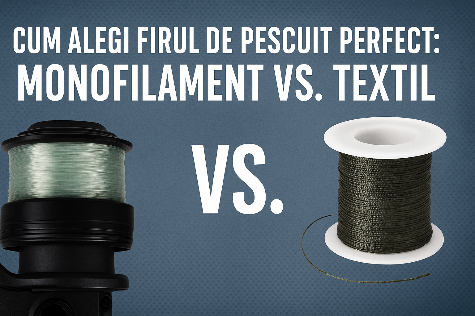 Cum Alegi Firul de Pescuit Perfect: Monofilament vs. Textil
