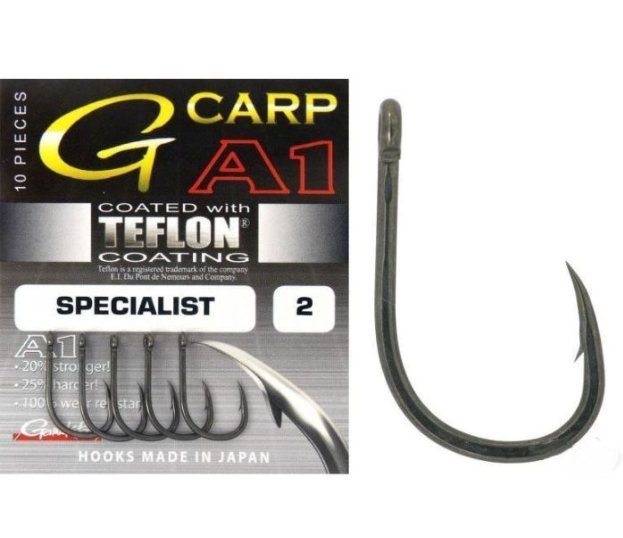 Carlige Gamakatsu A1 G-Carp Specialist Teflon Coating, 10buc/plic [1]