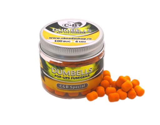 Dumbells Pop-ups Fumigena 6mm 100 Buc.