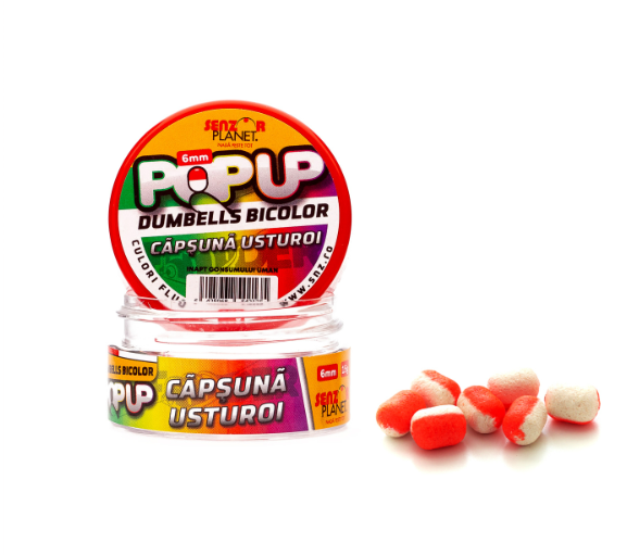 POP-UP DUMBELLS BICOLOR CAPSUNA & USTUROI 6mm 15g [1]