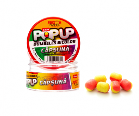 POP-UP DUMBELLS BICOLOR  6mm 15g
