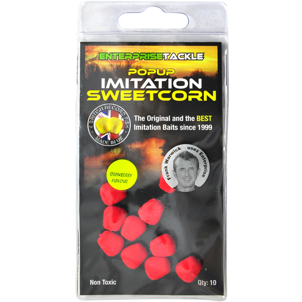 PORUMB ARTIFICIAL FLOTANT ENTERPRISE TACKLE POP-UP SWEETCORN ROSU 10 BUC [2]