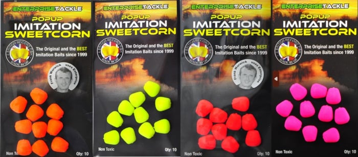 PORUMB ARTIFICIAL FLOTANT ENTERPRISE TACKLE POP-UP SWEETCORN ROSU FLUO 10 BUC [3]