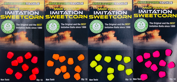 PORUMB ARTIFICIAL FLOTANT MIDI ENTERPRISE TACKLE PORTOCALIU FLUO 10 BUC MIDI [2]