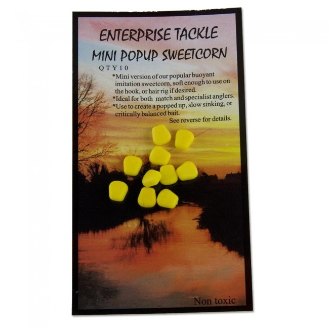 PORUMB ARTIFICIAL FLOTANT MINI ENTERPRISE TACKLE GALBEN 10 BUC MINI [1]