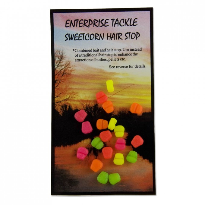 PORUMB OPRITOR ENTERPRISE TACKLE SWEETCORN HAIR STOPS GALBEN 20BUC [2]
