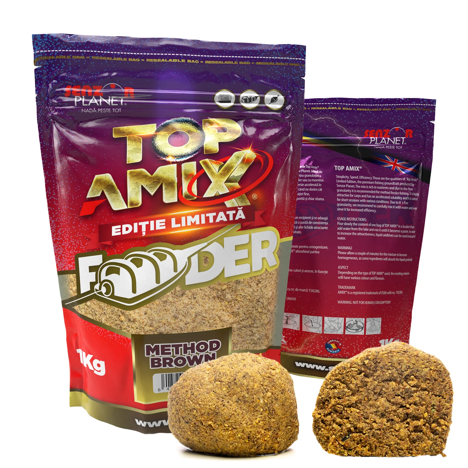 TOP FEEDER AMIX METHOD BROWN 1KG [2]
