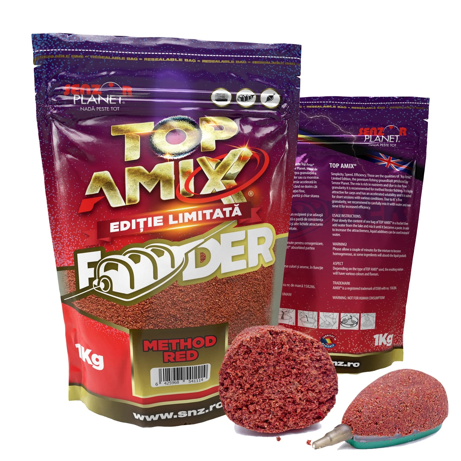 TOP FEEDER AMIX METHOD RED 1KG [2]