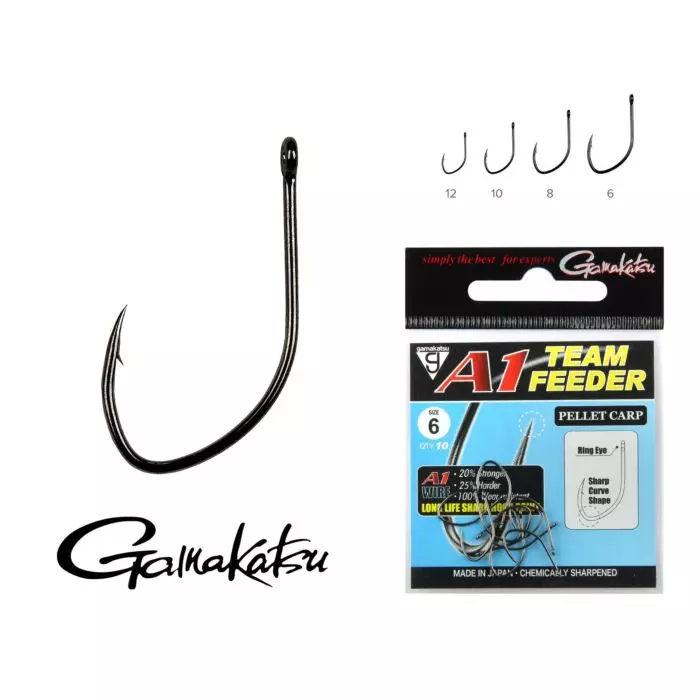 Top carlige feeder - Carlige Gamakatsu A1 Team Feeder Pellet Carp