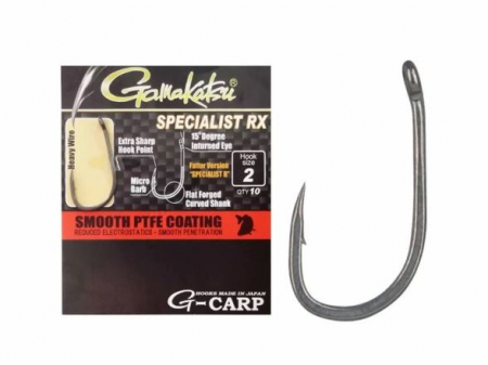 Carlige crap - CARLIGE GAMAKATSU G-CARP SPECIALIST RX 10BUC