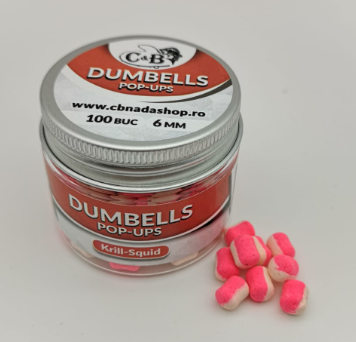 Momeli carlig - Dumbells Pop-ups 6mm 100 buc.