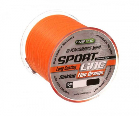 Fire monofilament crap - FIR MONOFILAMENT CARP PRO FLUO ORANGE 1000M