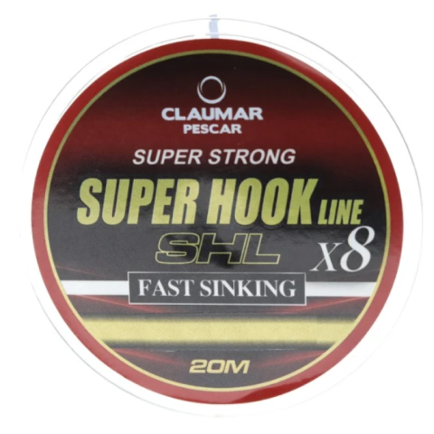 Fire de pescuit - Fir Textil 8x Super Hook Line Shl Claumar, 20m