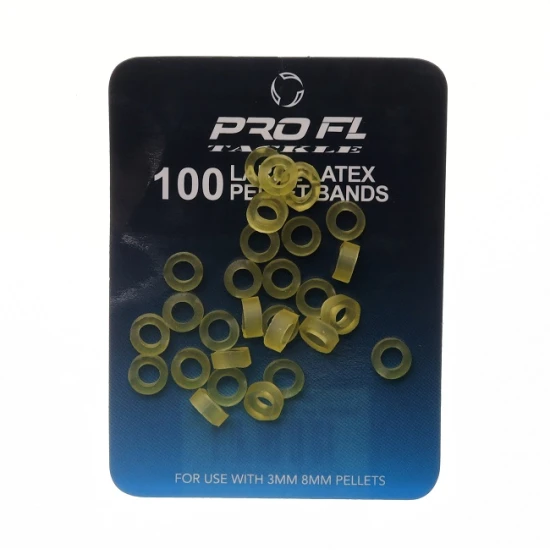 Agrafe pescuit - Inele Silicon Banda Pelete Pro Fl 100buc