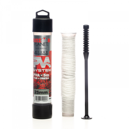 Materiale PVA - KIT PLASA SOLUBILA SENZOR PVA SYSTEM + TIJA COMPRESIE 25MM 5M