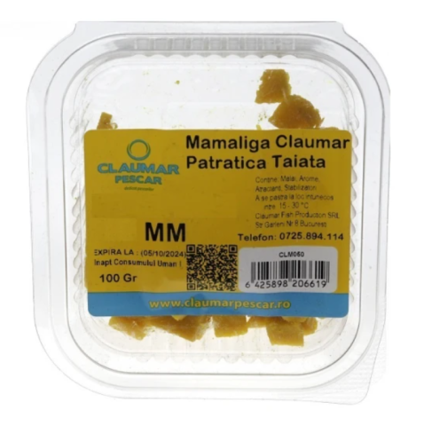 Pescuit la Crap - Mamaliga Patratica 100gr Taiata 6mm