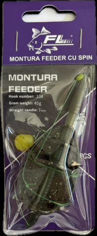 Montura Fl Feeder Mfm Cu Spin 45g Carlig Spin 7mm [1]