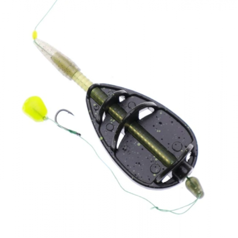Momeli carlig - Montura Fl Feeder Mfm Cu Spin 45g Carlig Spin 7mm