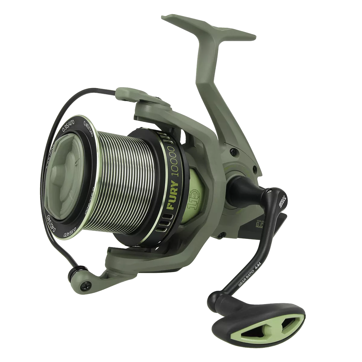 Mulinete crap - Mulineta Golden Catch Reel Fury 10000 11+1bb
