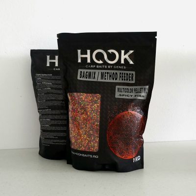 Nadă Pescuit - Pelete de Nadire Hookbaits MultiColor Pellet Mix, 2mm, 1kg