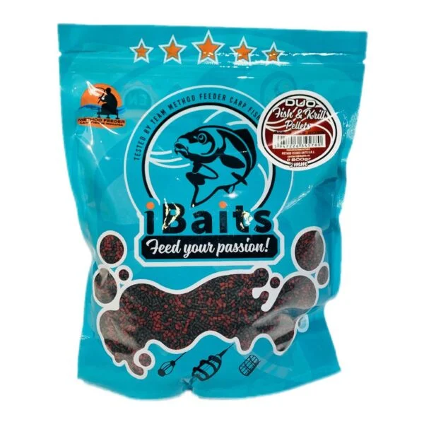 Pelete - PELETE IBAITS DUO PREMIUM PELLETS FISH KRILL 800G