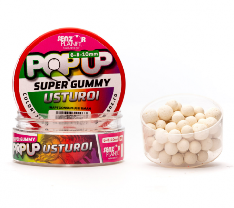 Momeli carlig - POP-UP USTUROI (ALB) 6-8-10mm 30g