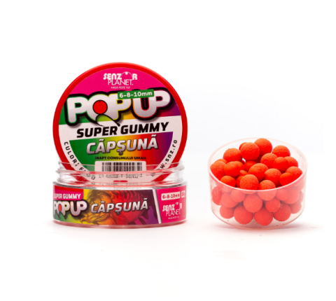 Nadă Pescuit - POP-UP SUPER GUMMY 6-8-10mm 30g